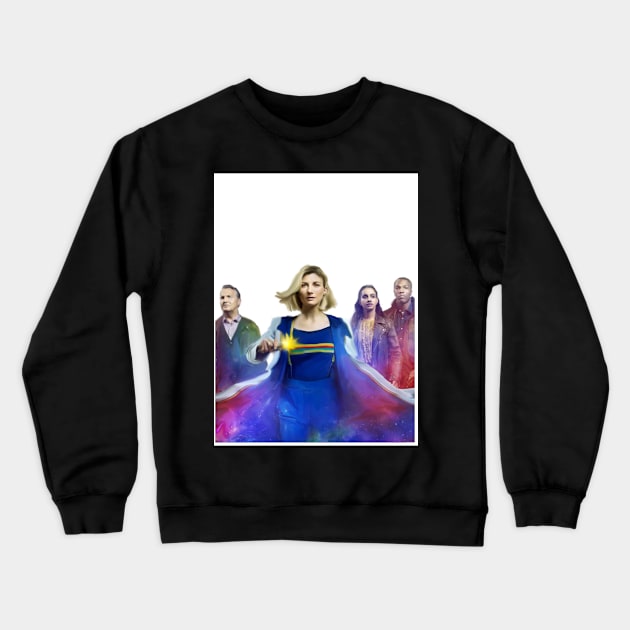 Jodie Series 12 The Doctor is back Crewneck Sweatshirt by Diversions pop culture designs